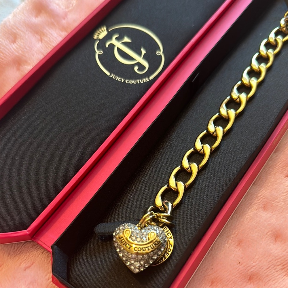 Juicy Couture Gold and Silver Bracelet with Elegant Design